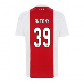 AFC Ajax Antony 39 Hjemme Fotballdrakt 2021-2022 Kortermet